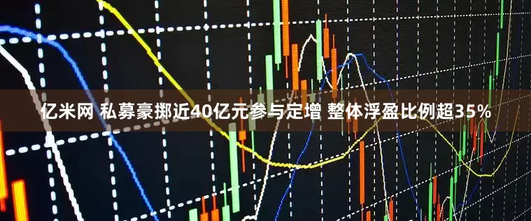亿米网 私募豪掷近40亿元参与定增 整体浮盈比例超35%