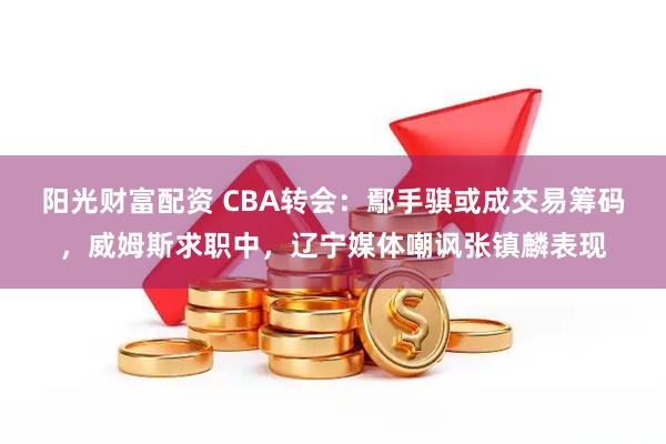 阳光财富配资 CBA转会:鄢手骐或成交易筹码,威姆斯求职中,辽宁媒体嘲讽张镇麟表现
