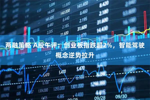 两融策略 A股午评：创业板指跌超2%，智能驾驶概念逆势拉升